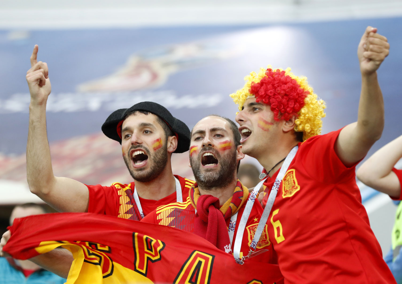 Spain fans